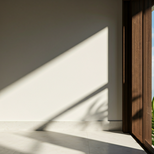 Luxury architectural details of a tropical villa in Bonaire
