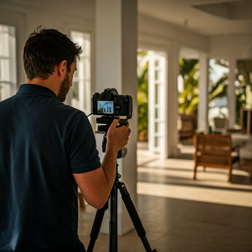 Professional real estate photographer